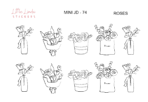 Roses - Mini Journaling Doodle Icon