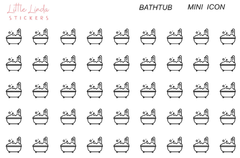 Bath Tub - Mini Icons