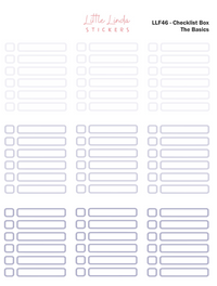 Functional | Checklist Boxes