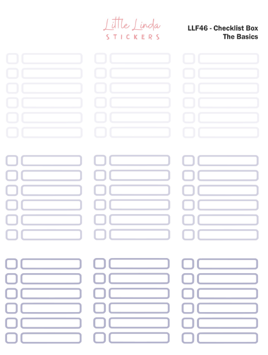 Functional | Checklist Boxes