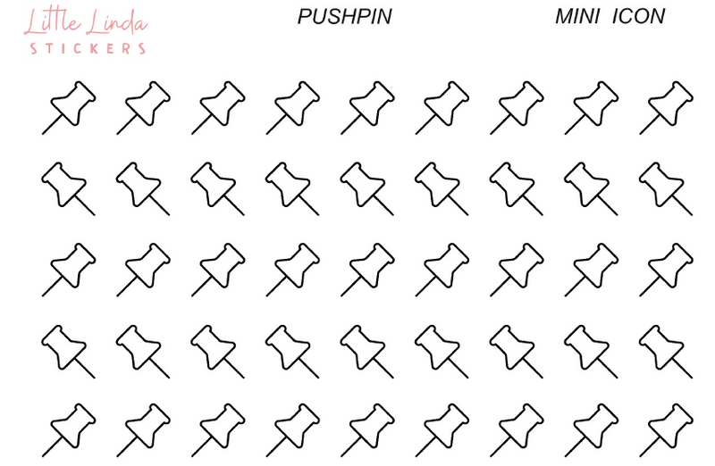 Push Pin - Mini Icons