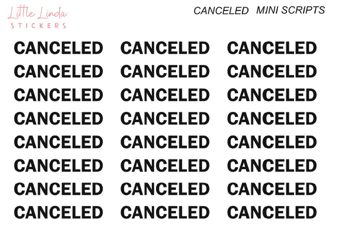 Canceled - Mini